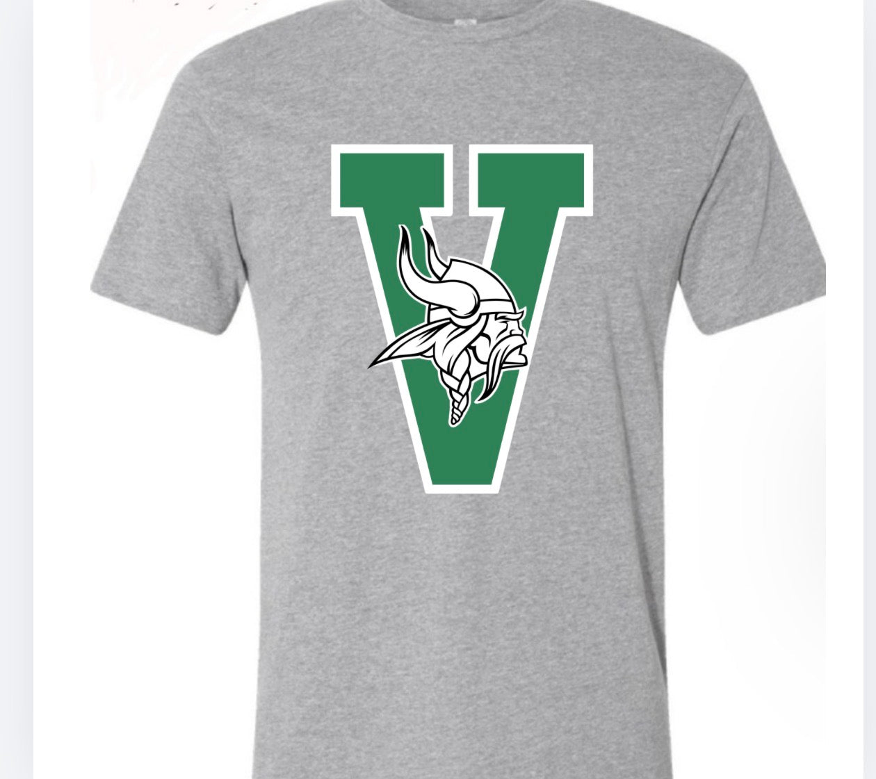 Gray Viking V T-Shirt
